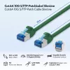 LogiLink Cat.6A S/FTP Slim Ethernet-patchkabel, LSZH, Groen, 20 m