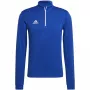 adidas Entrada 22 Trainingstop Heren Team Royal Blue/Wit Kwartrits Langarm Sweatshirt HG6286 L