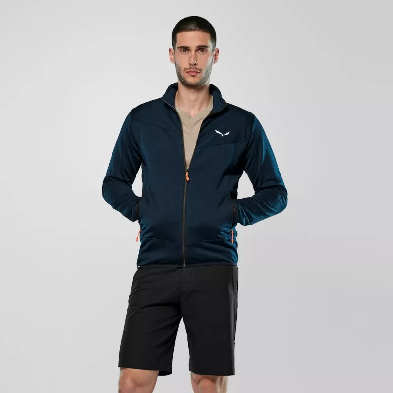 Salewa Puez Altavia Full-Zip Hoody Heren Navy Blazer M