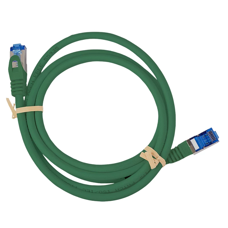 LogiLink Cat.6A S/FTP LSZH Patchkabel, CCA, 7,5 m, Groen, EconLine