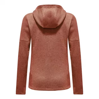 Salewa Puez Rocca PL Hoodie Dames Etruskischrood Maat S