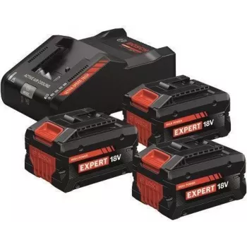 Bosch Starterset 3x EXBA 18V 8.0Ah accu met EXAL 18V-160 oplader (0615V0005R)