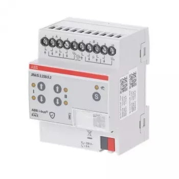 ABB JRA/S2.230.5.2 KNX rolluik-/jaloezieactor, 2-kanaals, 230 V AC, 5 A, DIN-rail