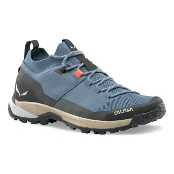 Salewa Puez 2 Knit PTX laag wandelschoenen - Java Blue/zwart - EU 46