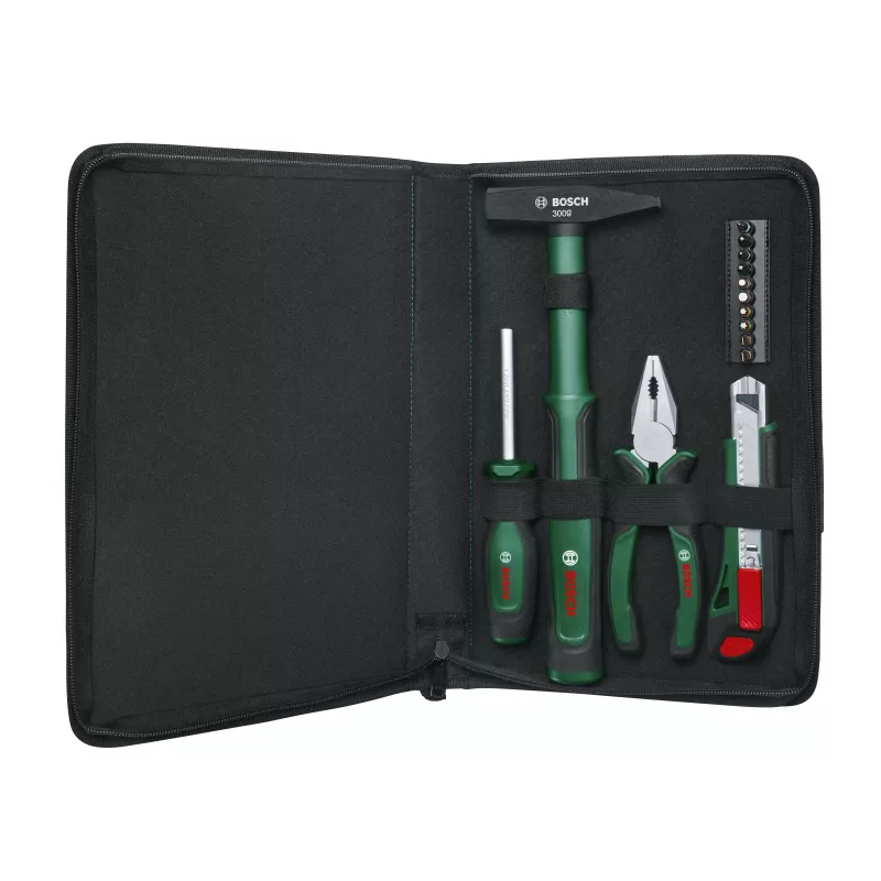 BOSCH Easy Starter 14-delige handgereedschapsset met koffer