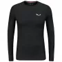 Salewa Cristallo Warm heren Alpine Merino Responsive thermoshirt - Black Out