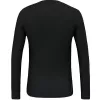 Salewa Cristallo Warm heren Alpine Merino Responsive thermoshirt - Black Out