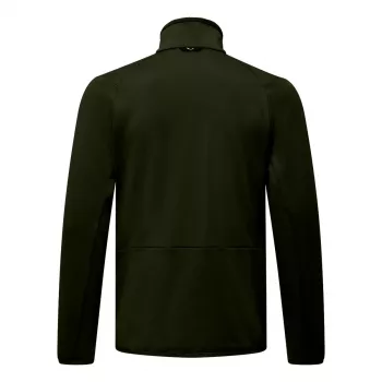 Salewa heren Puez Cammino full-zip fleece hoodie, donkergroen, maat XL