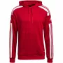 adidas Squadra 21 hoodie Team Power Red/wit heren maat S