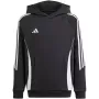 adidas Tiro 24 hooded sweatshirt zwart IJ5611 128cm