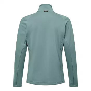 Salewa Puez Cammino Polarlite fleecevest met halve rits voor heren, Willow, S