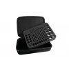 Kabelmeister batterij-opbergbox met geïntegreerde tester voor AA, AAA, C, D, 9V en knoopcellen - zwart