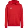 adidas Entrada 22 hoody voor kinderen rood 164 cm