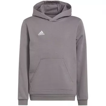 adidas Entrada 22 hoody middelgrijs heather kinderen 128 cm