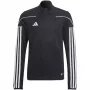 adidas Tiro 23 League trainingsjack kinderen zwart/wit HS3487 140cm
