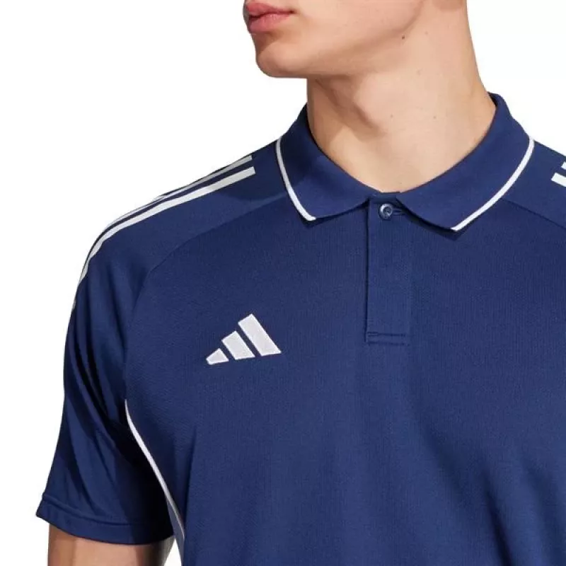 adidas Tiro 25 Competition polo heren Navy Blue korte mouw shirt maat S
