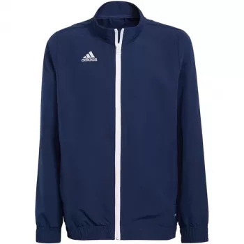 adidas Entrada 22 presentatiejack navy blauw jeugd 128cm