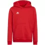 Adidas Entrada 22 hoody kinderen rood H57566 128cm