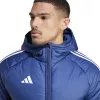 adidas heren Tiro 24 lang gewatteerd jack Team Navy Blue 2/wit maat M