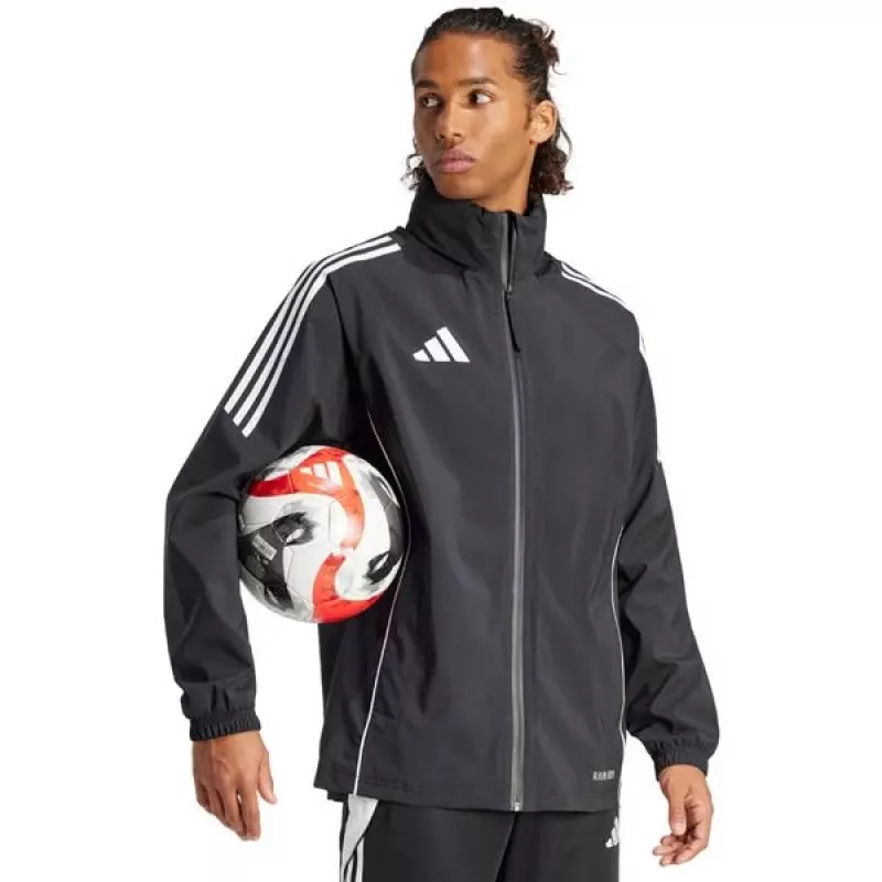 adidas heren Tiro 24 regenjack zwart/wit 2XL
