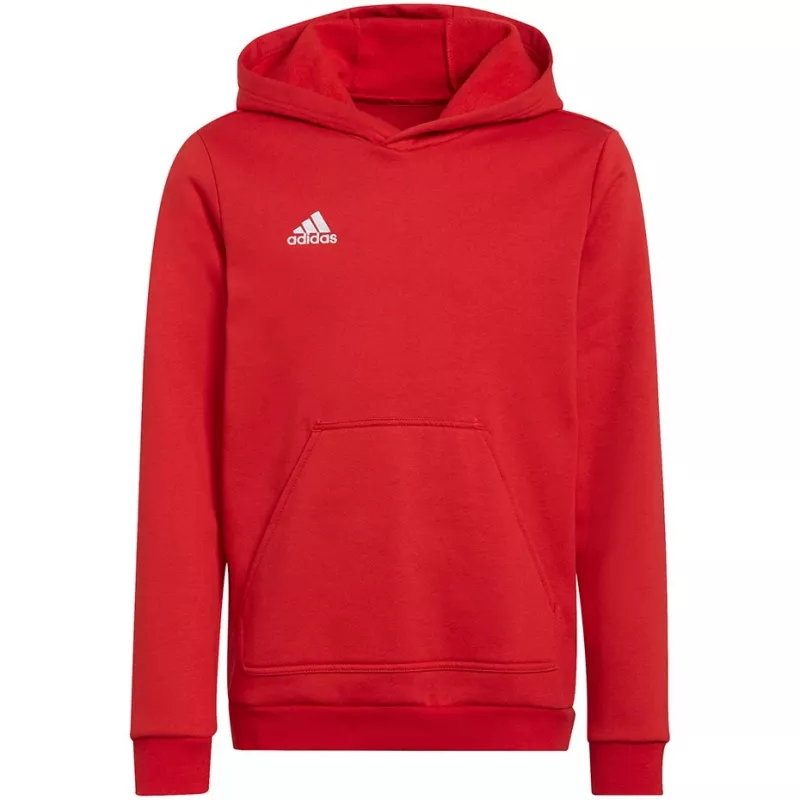 adidas Entrada 22 hoody kinderen rood sweatshirt 116