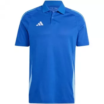 adidas Tiro 24 Competition poloshirt heren Team Royal Blue/wit 2XL