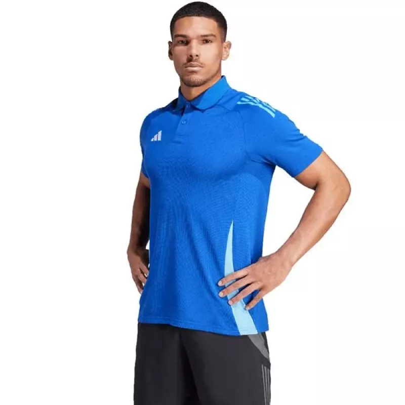 adidas Tiro 24 Competition poloshirt heren Team Royal Blue/wit 2XL