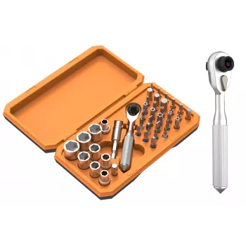 Kabelmeister 42-delige ratelset, 30 bits en 9 dopsleutels