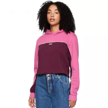 FIREANGEL Dames Fila Laagna sweatshirt roze/bordeaux FAW0907 43200 L