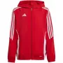 adidas Tiro 24 kindertrainingsjack rood 128cm