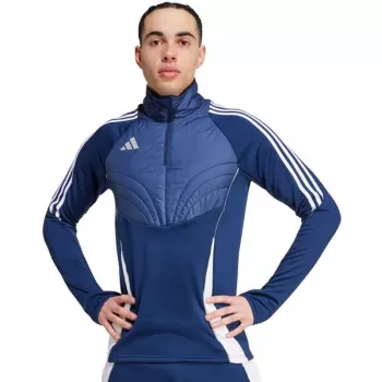 adidas Heren Tiro 24 Winterized Hoodie Team Navy Blue/Wit Maat M