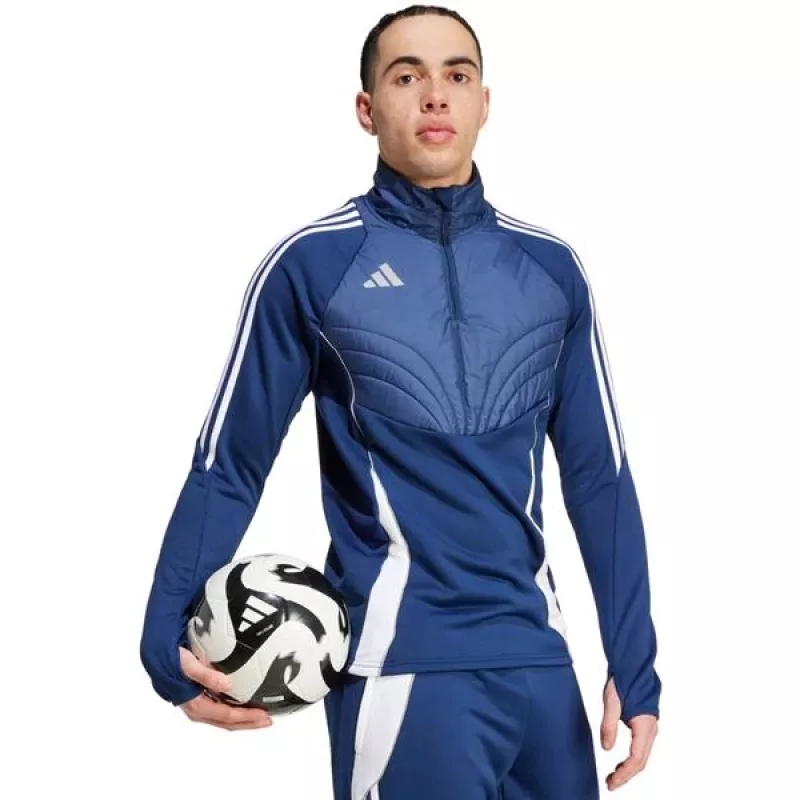 adidas Heren Tiro 24 Winterized Hoodie Team Navy Blue/Wit Maat M