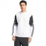 adidas Squadra 25 Sweat Crew Heren Sweatshirt Wit/Zwart Maat M