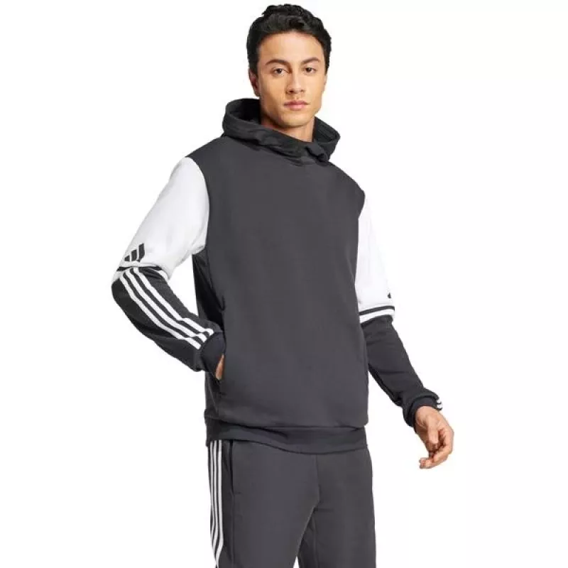 adidas Squadra 25 Sweat Hoodie Heren Zwart/Wit Maat M