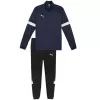PUMA heren Team Rise full-zip trainingsjack, Peacoat/Puma Black, maat L