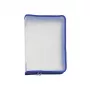 FolderSys A4 transparante PVC Rits Documentenmap met versterkte lasnaden, spatwaterdicht, van boven te openen, herbruikbaar