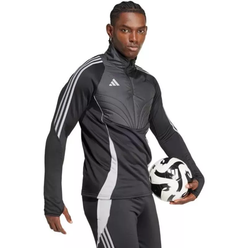 adidas heren Tiro 24 Winterized sweatshirt grijs/zwart maat L