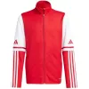 adidas Squadra 25 trainingssweatshirt voor kinderen Team Power Red/wit 164cm