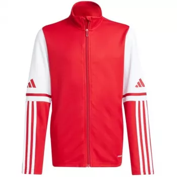 adidas Squadra 25 trainingssweatshirt voor kinderen Team Power Red/wit 164cm