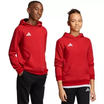 adidas Entrada 26 hoody kinderen rood 140cm