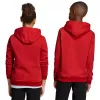 adidas Entrada 26 hoody kinderen rood 140cm