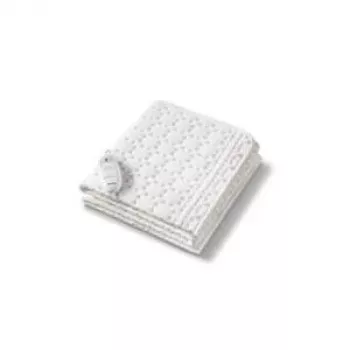 Beurer UB 30 elektrische onderdeken eenpersoons 130x75 cm wit fleece 3 warmtestanden wasmachinebestendig