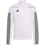 adidas Tiro 23 League Trainingsjack Wit/Zwart IB8477 Jeugd 128cm