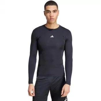 adidas Techfit langarmig trainingsshirt heren zwart L