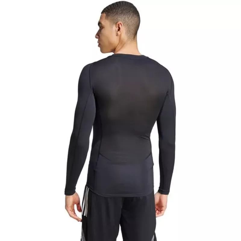 adidas Techfit langarmig trainingsshirt heren zwart L