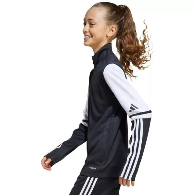 adidas Squadra 25 hoody kinderen zwart/wit 164cm