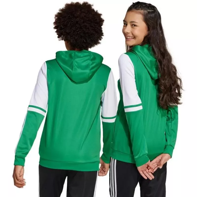 adidas Squadra 25 hoody kinderen groen/wit 164cm