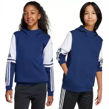 adidas Squadra 25 sweat-hoody voor kinderen, Navy Blue, JD4804, 140cm