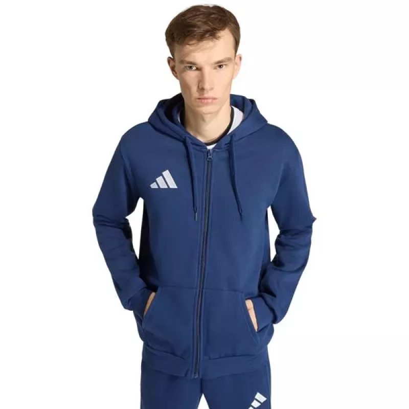 adidas Entrada 26 full-zip hoodie heren Navy Blue S