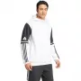 adidas Squadra 25 sweat-hoody heren wit/zwart maat S